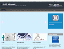 Tablet Screenshot of mkhidromekanik.com